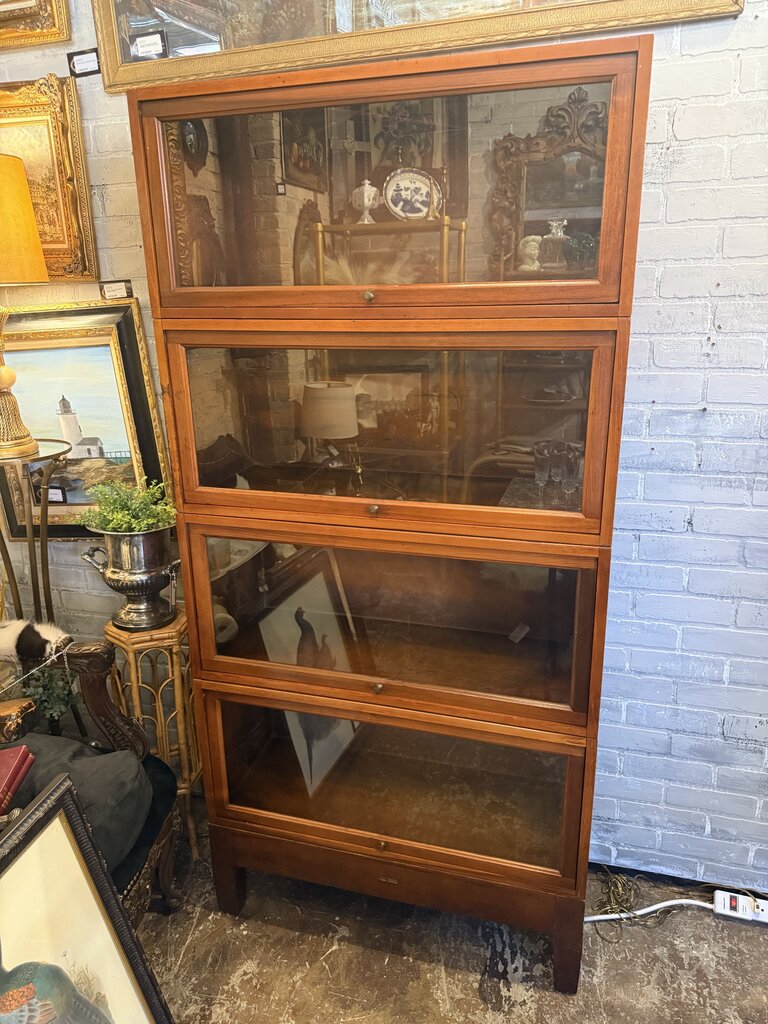 4 Door Globe Wernicke Barrister Bookcase 33W 13D 69.5H as found IN STORE PICKUP ONLY