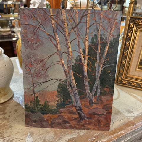 VINTAGEOIL ON WOOD 12X9