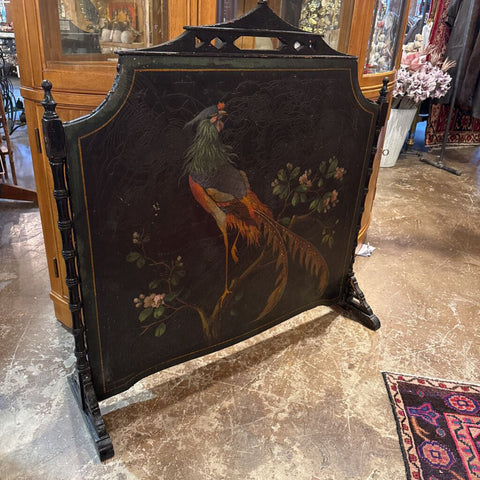 AS FOUND AMAZING VINTAGE BIRD FIREPLACE SCREEN IN STORE PICK UP ONLY 40X39