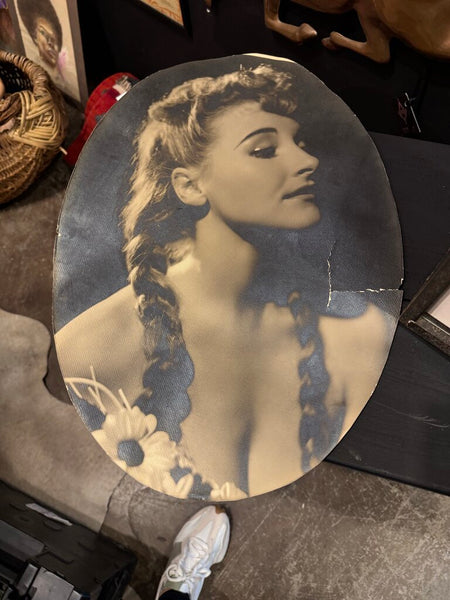 Vintage Glamour Hollywood Portrait 19.5"long as is