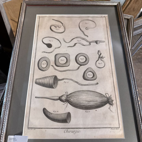 Vintage Surgical Chart 14x19