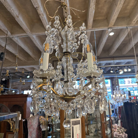 VINTAGE FRENCH CHANDELIER 21X15