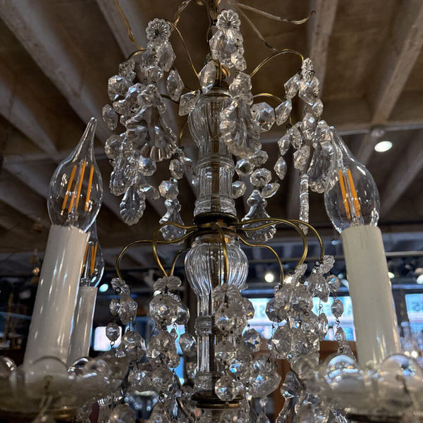 VINTAGE FRENCH CHANDELIER 21X15