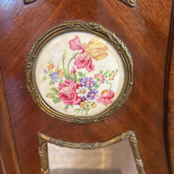 FRENCH CABINET WITH MARBLE TOP 83X53X21 IN STORE PICK UP ONLY