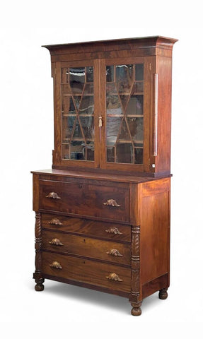 THOMAS DAY COLLECTION SECRETARY BOTTOM 46X48X23 TOP 47X47X11 TOTAL HEIGHT 103 IN STORE PICK UP ONLY