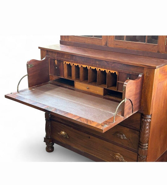 THOMAS DAY COLLECTION SECRETARY BOTTOM 46X48X23 TOP 47X47X11 TOTAL HEIGHT 103 IN STORE PICK UP ONLY