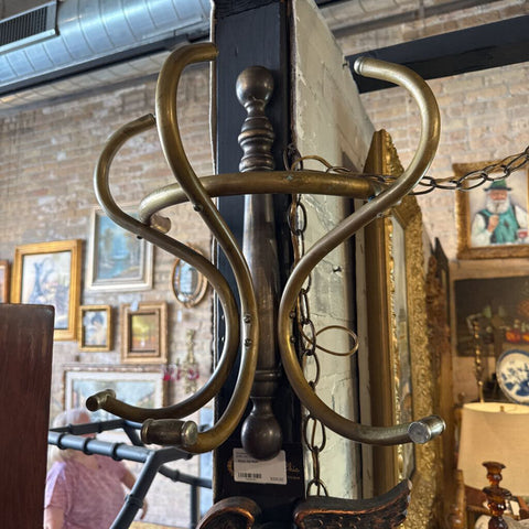 Brass Hat Rack