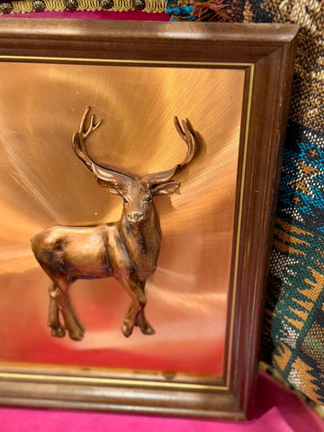 Rose gold deer frame