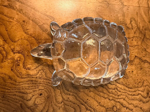 Swedish art glass turtle