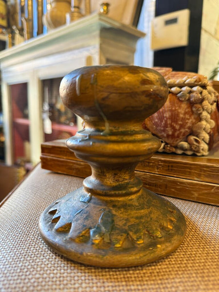 Antique Italian Giltwood Candlestick 1890-1920