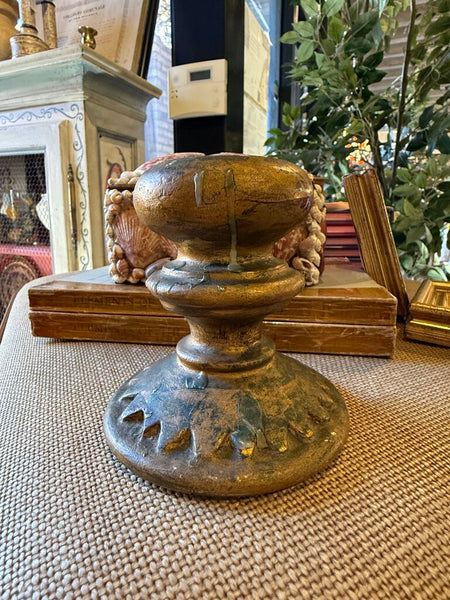 Antique Italian Giltwood Candlestick 1890-1920
