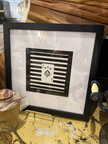 ACE - 11x11 framed art