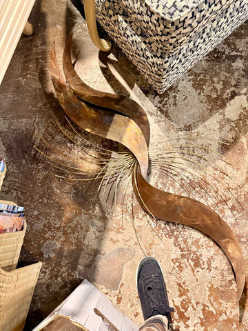 Curtis Jere Abstract Wall Sculpture 53 x 19 IN STORE PICK UP ONLY