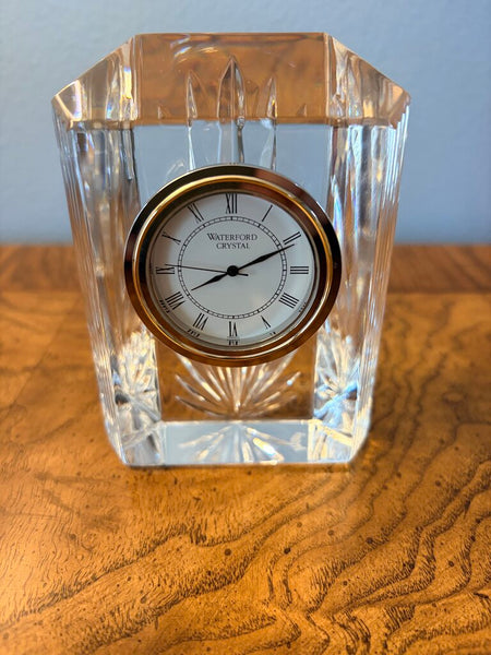 Vintage Waterford Colonnade 4 inch desk clock