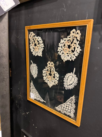 Lace Framed Sampler 12x15