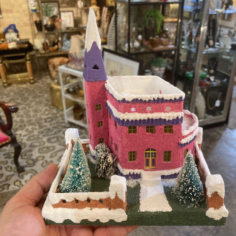 Christopher Radko paper church, Christmas