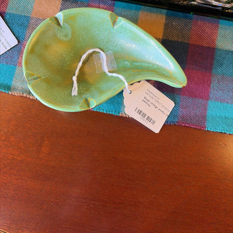 Small vintage ameba shaped ashtray