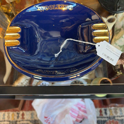 Wool Expo advertising ashtray