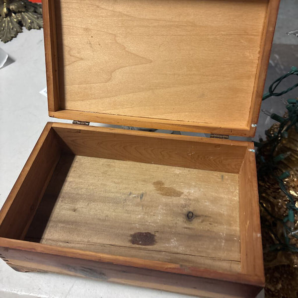Wood Landscape Trinket / Things Box