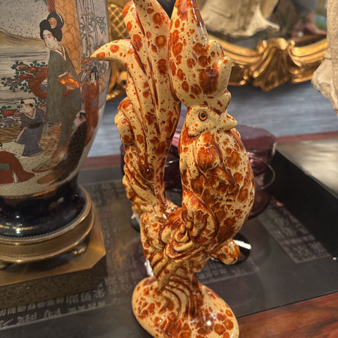 Vintage Ceramic Rooster -12 inches tall