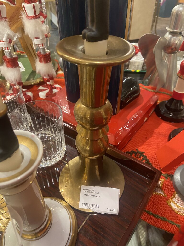 Brass candlestick