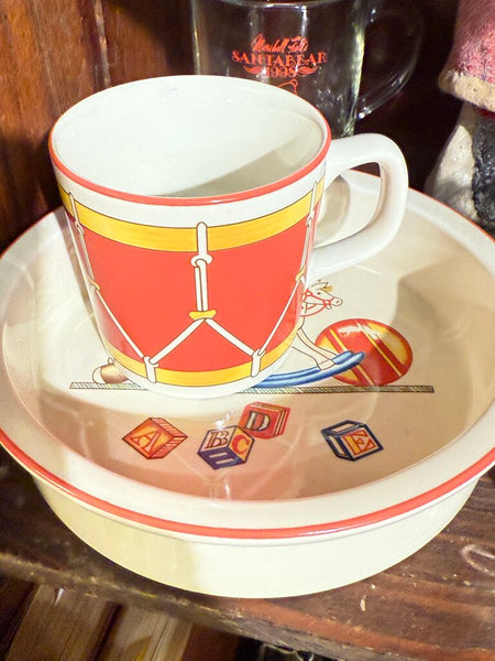 Child's cup and bowl Tiffany Toys 2 piece