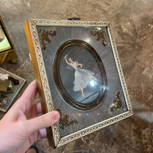 Gold Ornate Ballerina Art