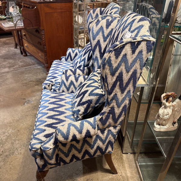 Pair of Upholstered Highback Chairs