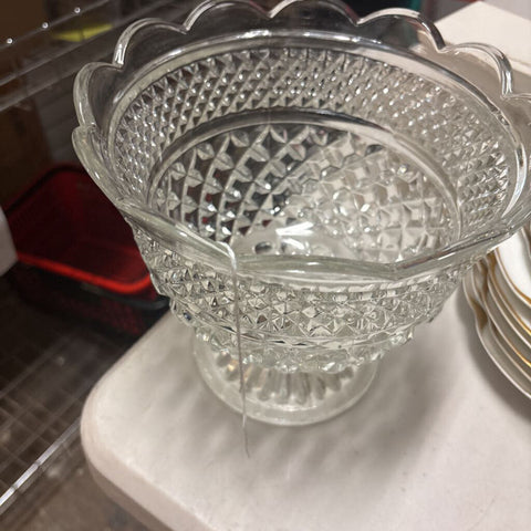 Glass Pedestal bowl
