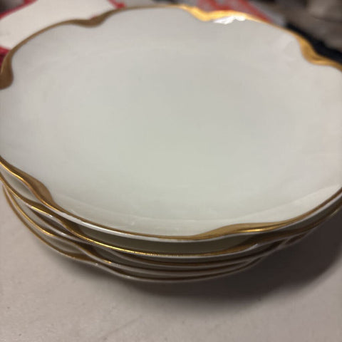 Haviland Limoges Scalloped Desert Plate 7.25 inches / set of 5