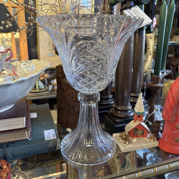 Towle Crystal Tall Compote 14x10
