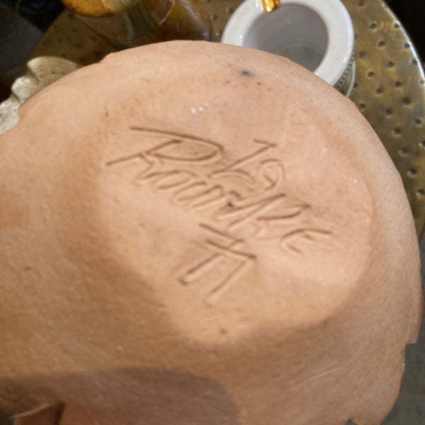 Vintage1971 ashtray signed Rourke