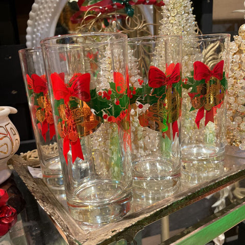 Set of four bells glasses