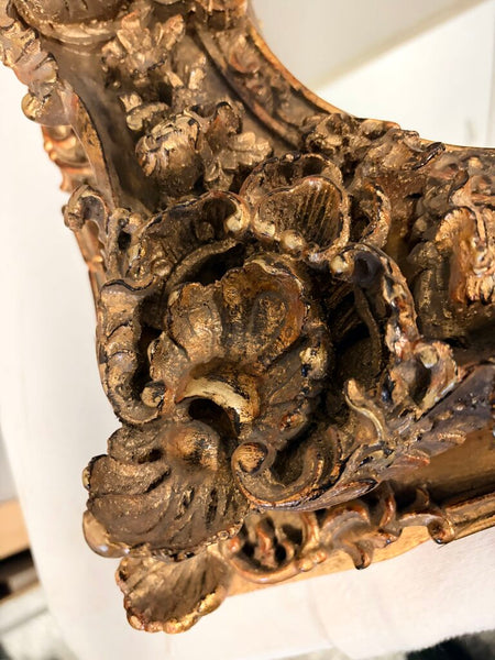 Extremely ornate Italian Baroque dimensional mirror for pick up only approx 18x16x5