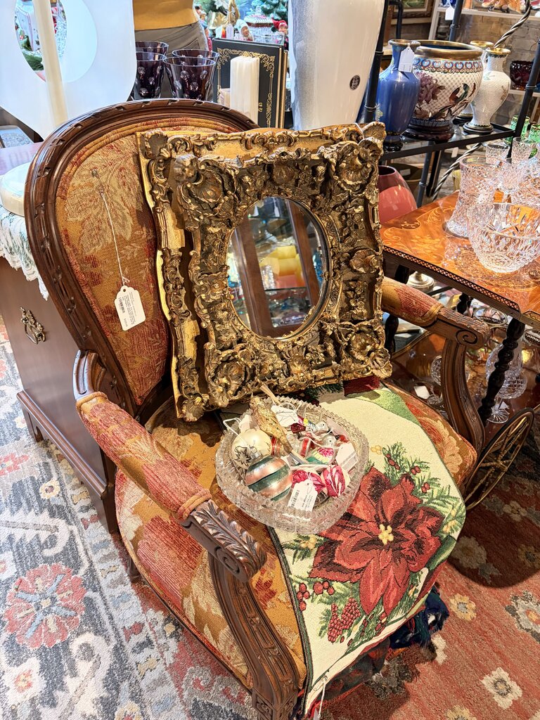 Extremely ornate Italian Baroque dimensional mirror for pick up only approx 18x16x5