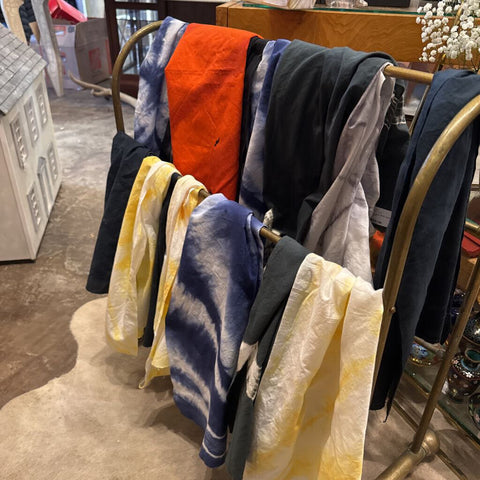 Tenugui wrap fabric Japanese hand dyed