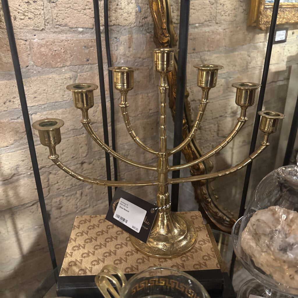 Brass Menorah