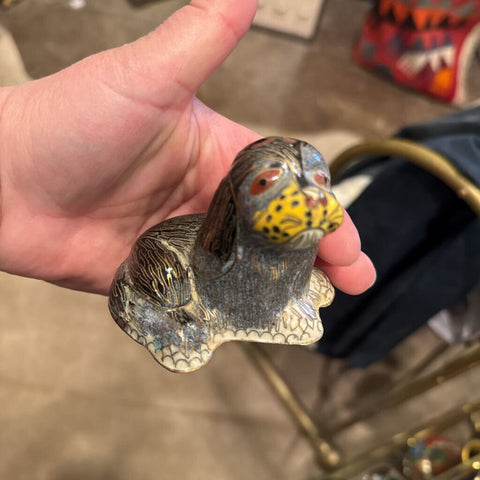 Cloisonne Dog Figure