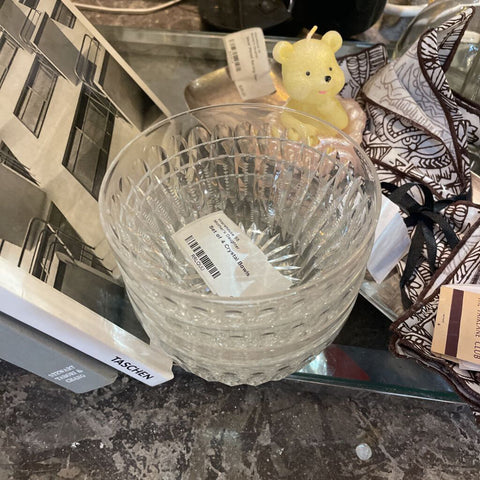 Set of 4 Crystal Bowls