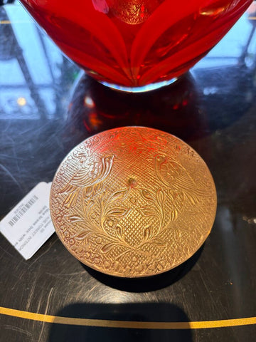 Nice brass box with embossed birds