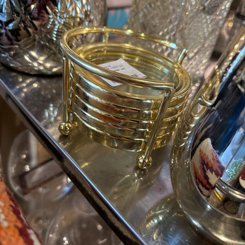 Gold coaster set