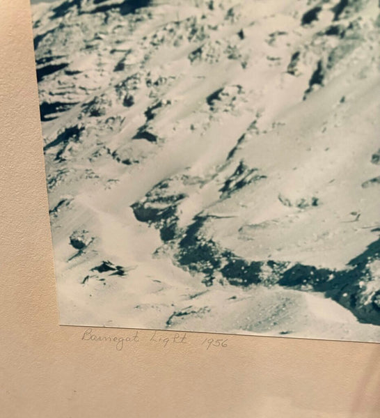 1956 FRAMED LIGHTHOUSE PHOTOGRAPH SIGNED, TITLED AND DATED | 21.25"H X 17.25"W