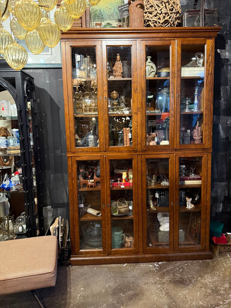 Double Wood Bookcase 91T 60W 20D