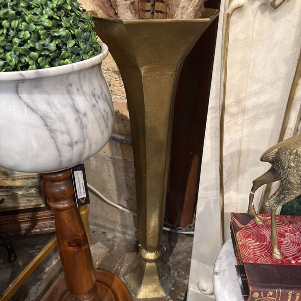 Pair Cast Iron Urn Planters