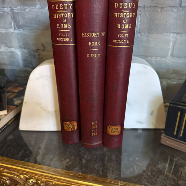 White Marble Bookends