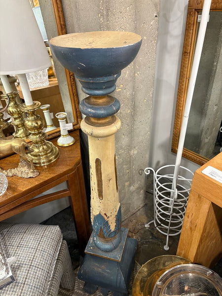 Monumental vintage 49" Swedish candle stand -in store pick up only