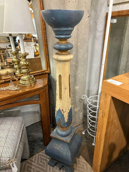 Monumental vintage 49" Swedish candle stand -in store pick up only