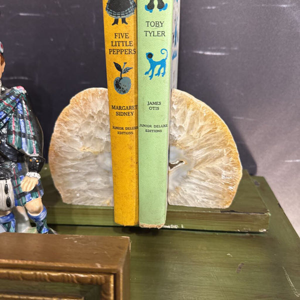 Agate Bookend Pair 4.5" tall