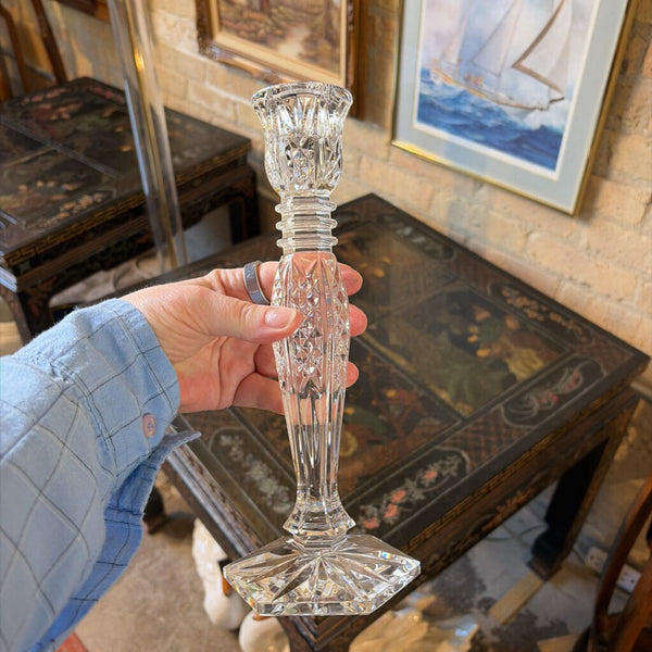 Pair of Waterford Bethany 10 inch candleholders
