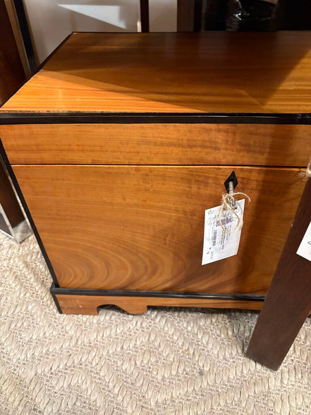 Antique satinwood spirits cellar/box as found